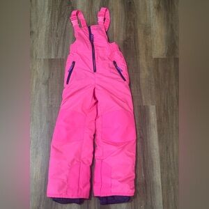 C9 Champion Pink Kids Snow Bib Size 6-6X
